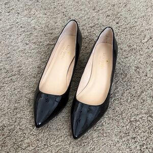Kate Spade Glossy Black Heels
